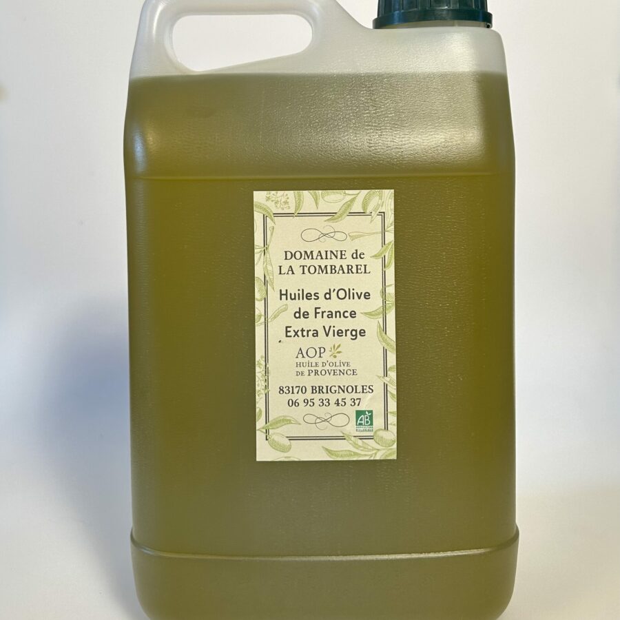 Huile d'olive de France 3L extra vierge AOP BIO